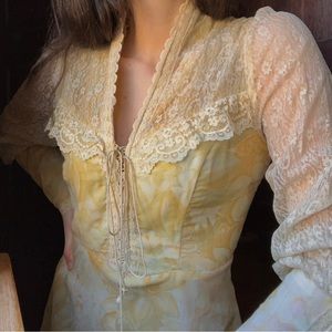 ❤️‍🔥 Vintage 1970s Gunne Sax by Jessica “The Love Witch” Dress